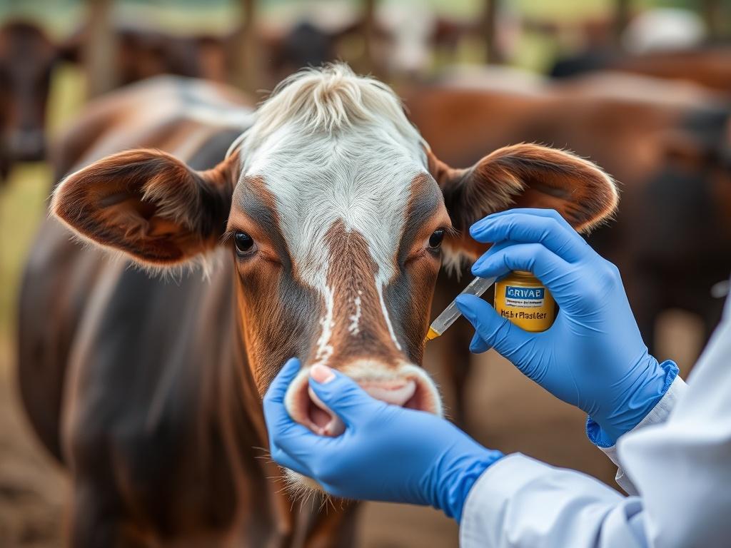 Immunoprophylaxis of cattleфото