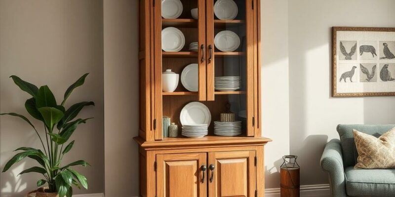 Шкаф для посуды в гостиную: как выбрать вещь, которая не просто хранит, а украшает